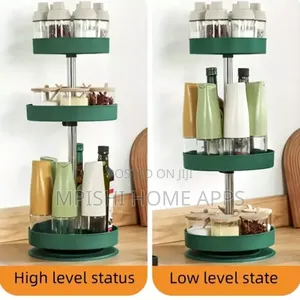 3 Tier Rotating Shelving (Green)