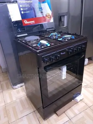Ramptons 60*60 3gas +1electric Plate Free Standing Cooker