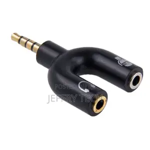 3.5mm Stereo Male to 3.5mm Headphone Mic Female Splitter