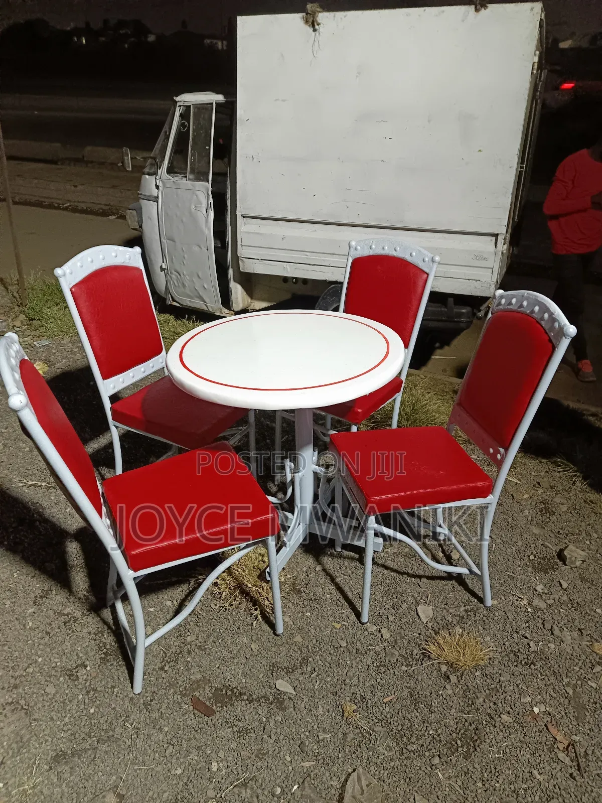 Powdercoated White Restaurant Set/ Hotel Set