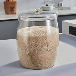 4l. Airtight Transparent Cereal / Candy Storage Container