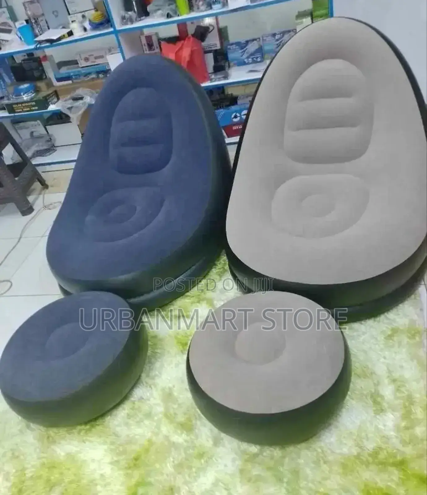 Inflatable Seat With Footrest