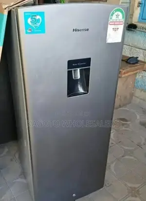 Hisense 176litres 2 Door Fridge + Dispenser (Silver) Hs176/L