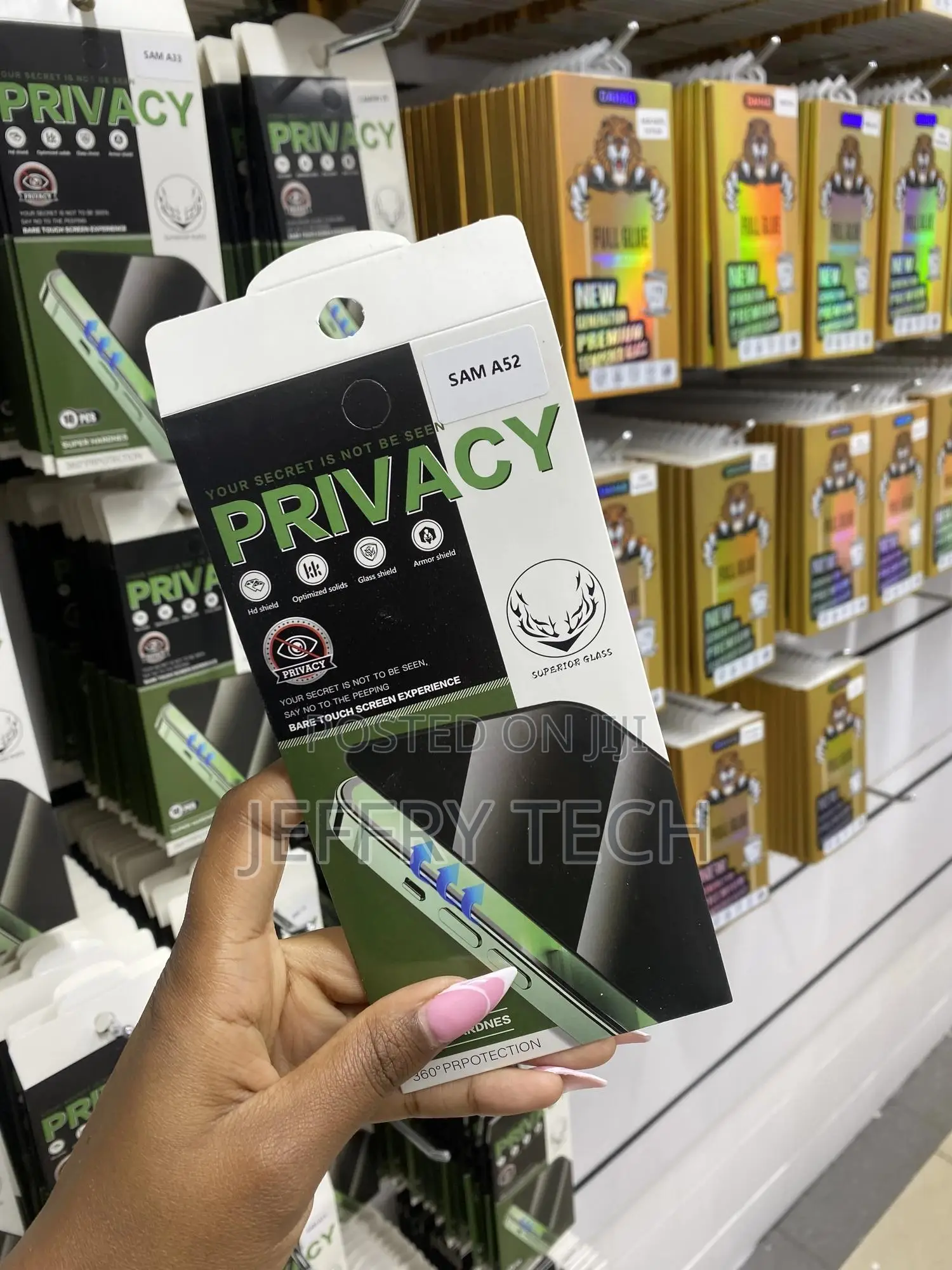 Meeter Privacy Screen Protector for Samsung Galaxy A52