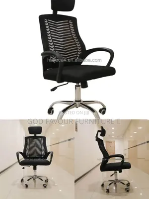 Quality Swivel Headrest Office Chair Jk9gf