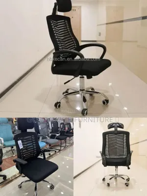 Swivel Adjustable Office Chair With Headrest Gfx8