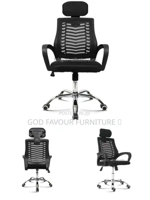 Brand New Black Headrest Office Chair Yf9k