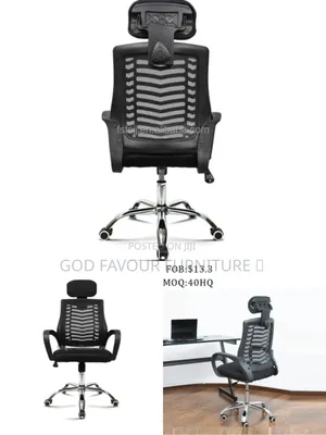 Black New Headrest Office Chair Yt8k