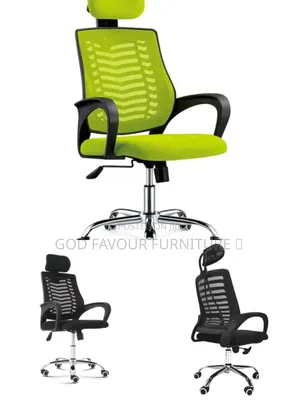 Unique Adjustable Headrest Office Chair With Armrests Hf6m