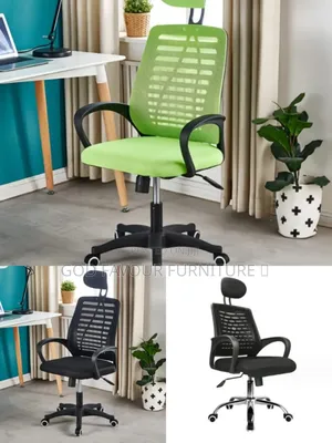 Modern Headrest Office Chair With Armrests Unique Bvc5