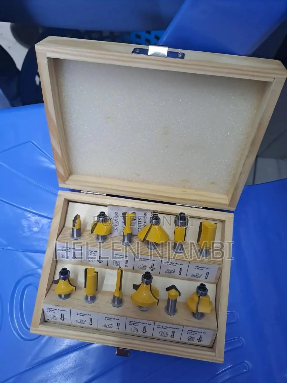 12pcs Router Bits Set With 8mm Shank