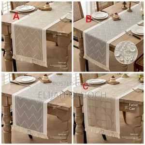 *Braided Cotton Linen Table Runner,Quality