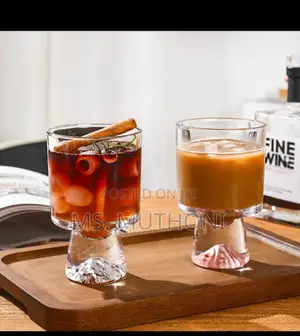 Elegant Mountain Bottom Crystal Glassware 