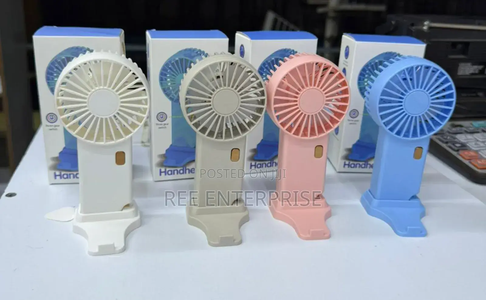 Mini Hand Held Fan 3 Modes Portable Usb Charging