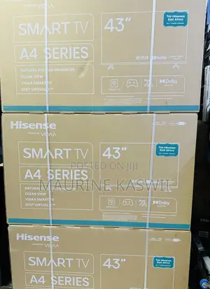 Hisense 43” Smart Frameless Full Hd Resolution TV 43 A4(2025