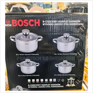 Bosch Stainless Steel 8ps Cookware Set