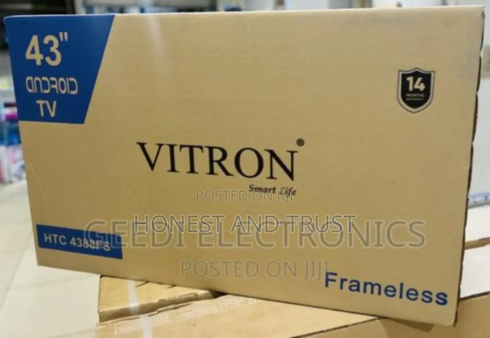 Vitron 43 Inches Smart Android Tv Frameless