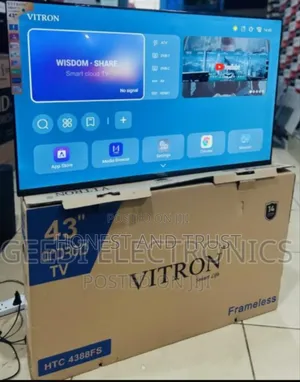 Vitron 43 Inches Smart Android Tv Frameless