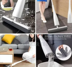 Shuman Sponge Self Squeezing Roller Mop