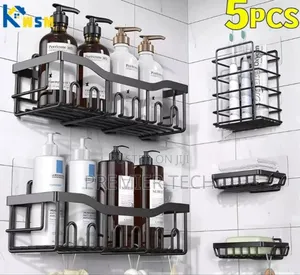 *5pcs Set Shower Caddy Shelf/Bathroom Organizer*