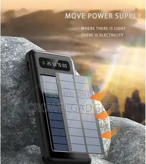 20000mah Ami Am-26 – Solar Power Bank for Camping Travel