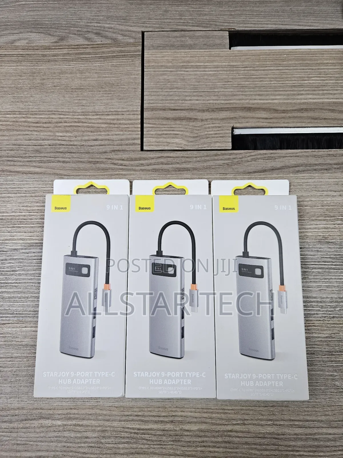 9 in 1 Baseus Type C Hub Adapter 
Available