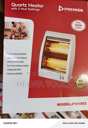 Room Heater, 2 Heat Setting