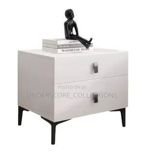 Double Drawer Bedside Table End