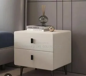Double Drawer Bedside Table End