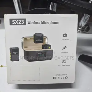 Sx23 Microphone Kit Clip-on Wireless Mic for Content Creator
