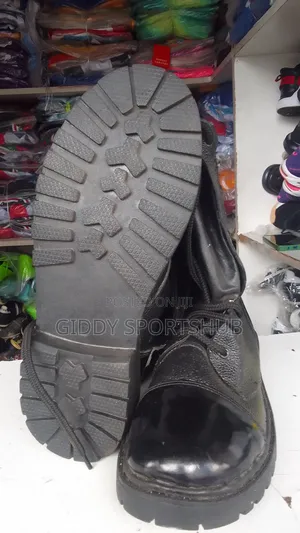 Leather Security Boots