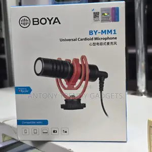 Boya By-mm1 –Vlogging Microphone For Phones & Dslr Cameras
