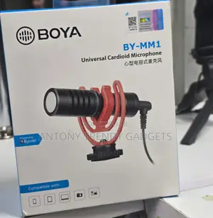 Boya Vlogging Mic – Compact By-mm1 Universal Cardioid Mic