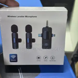 3-in-1 Wireless Lavalier Mic Set Dual Clip-on Mic + Receiver