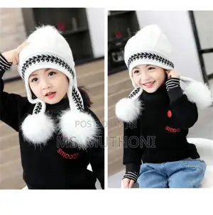 Women's Fleece-Lined and Thickened Knitpullover Hat