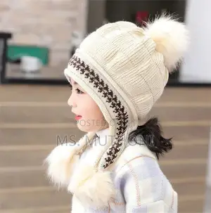 Women's Fleece-Lined and Thickened Knitpullover Hat