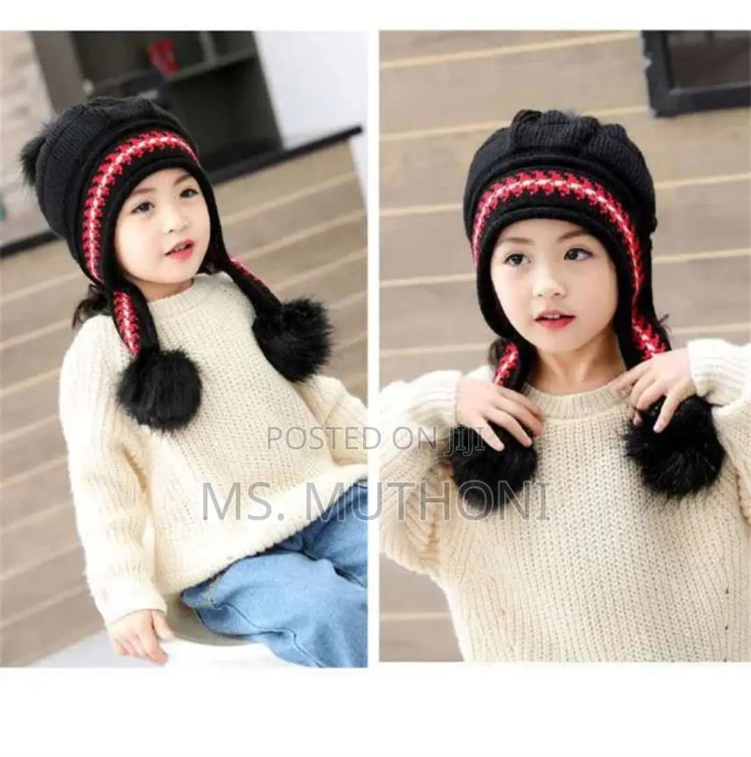 Women's Fleece-Lined and Thickened Knitpullover Hat