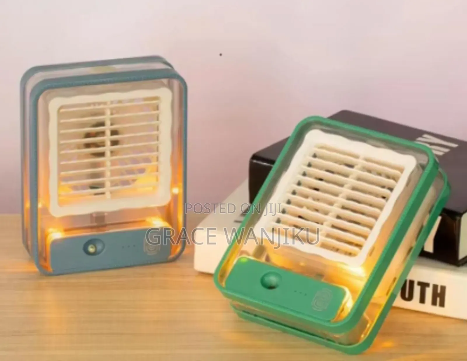 *✅Desk Spray Portable Standing Fan*