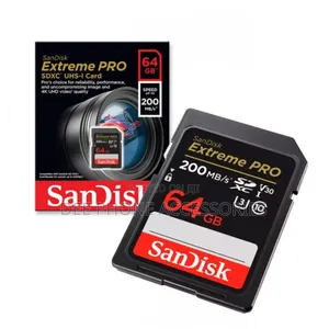 Sandisk 64 Gb Extreme Pro 200mbps Memory Card