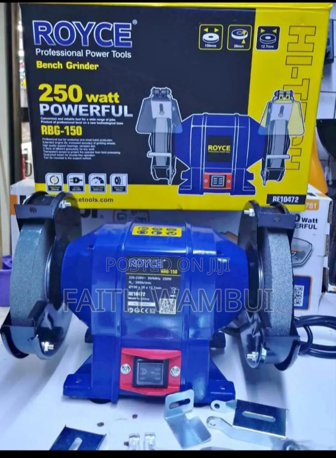 250 Watts Royce Bench Grinder/Royce 250 Watts Grinder