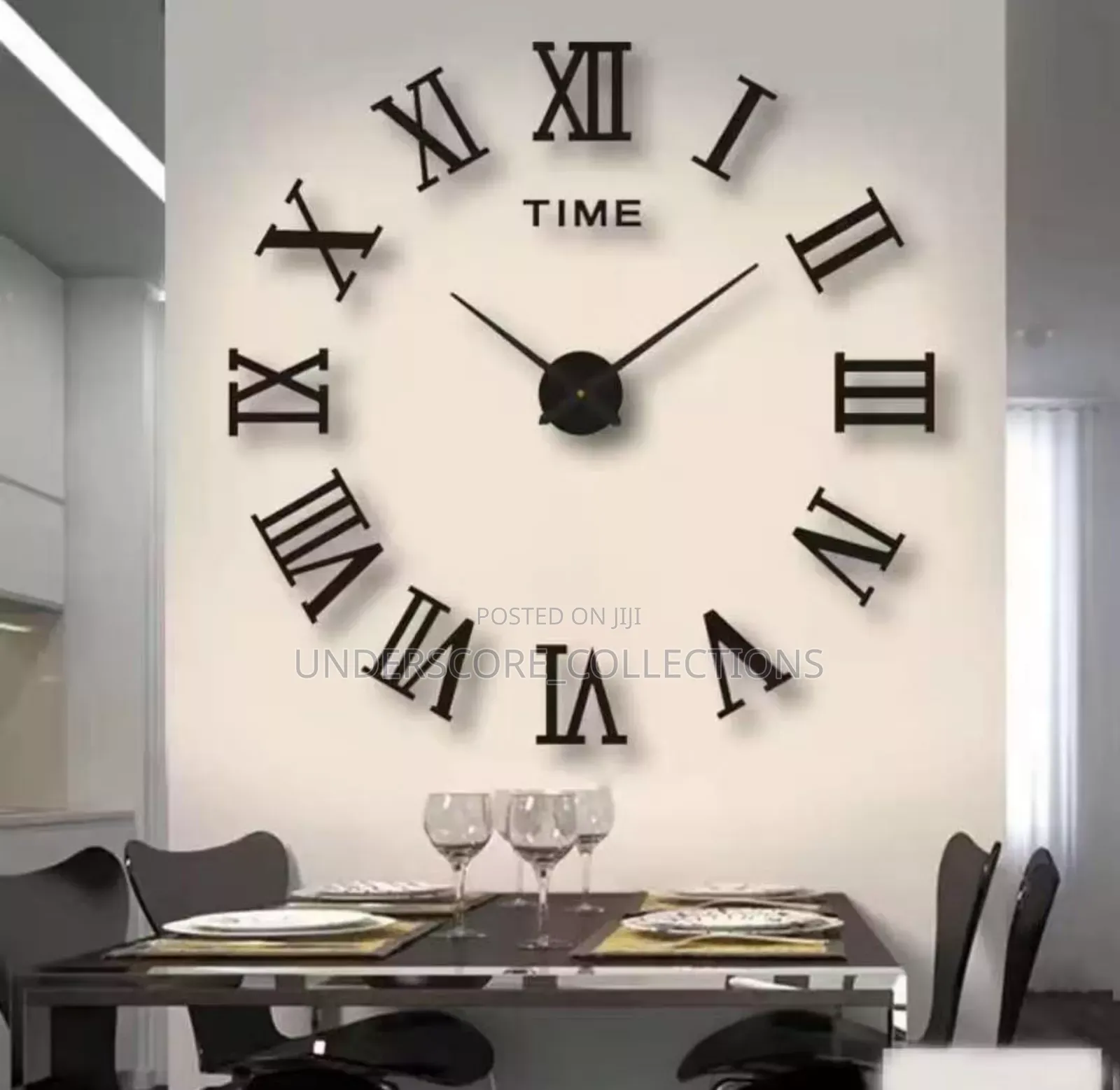 Diy Stick Simple Functional Decorative Wall Clock