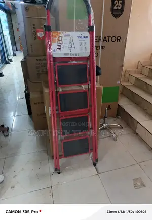 Aluminium Steel 5 Step Ladder / Ladder And