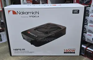 Nakamichi 1500watts Powerful Bass Underseat Subwoofer