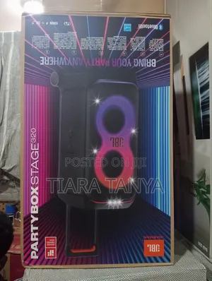 JBL Partybox Stage 320 Portable Speaker With Wheels