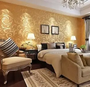 Gold Decor Wallpaper