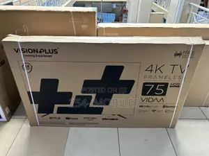 Vision Plus 75 Inch Frameless V+ Os Smart Tv (Vp8875kv)