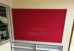Classroom Cork Bulletin Board Wall Hanging Noticeboard Red