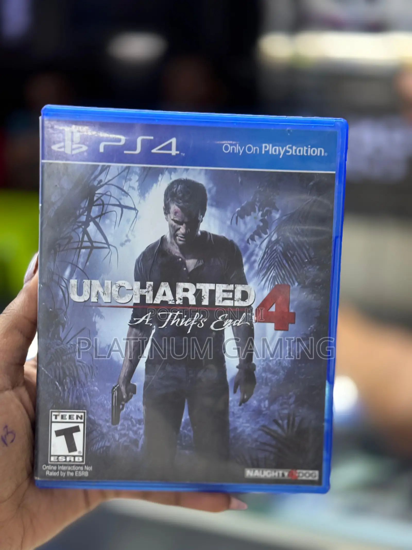 Used Uncharted 4 -ps4