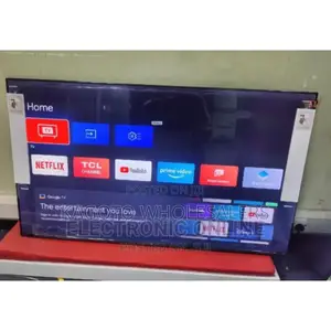 With Netflix, TCL 65inch Smart Tv. Google Tv