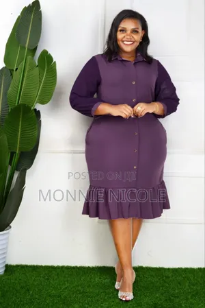 Purple Breastfeeding Friendly Dress
